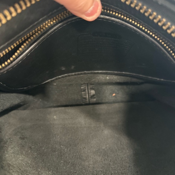 Coach Vintage Black Leather Women's Satchel - Picture 10 of 16